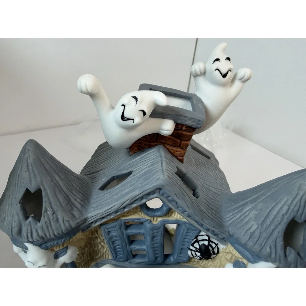 PartyLite Haunted Halloween Tealight Candle House P7311 Retired Seasonal Decor . - Picture 2 of 12